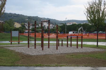 Telovadnica na prostem v Luciji I Palestra all'aperto a Lucia (1)